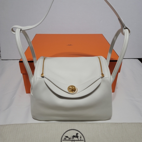 Brand new Hermès White Lindy 26 - Picture 16 of 16